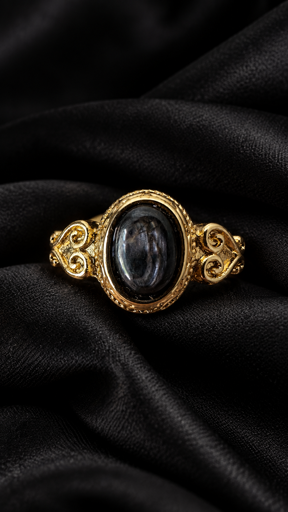 Bague hypersthene