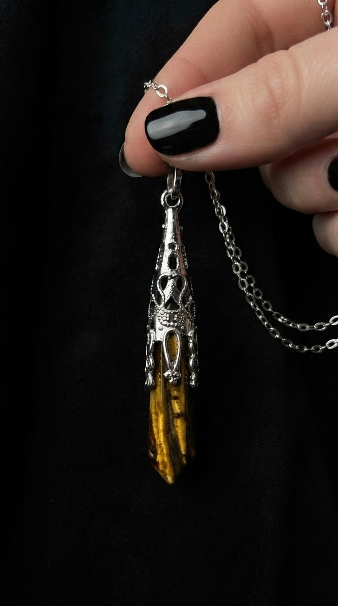 Pendule œil de tigre