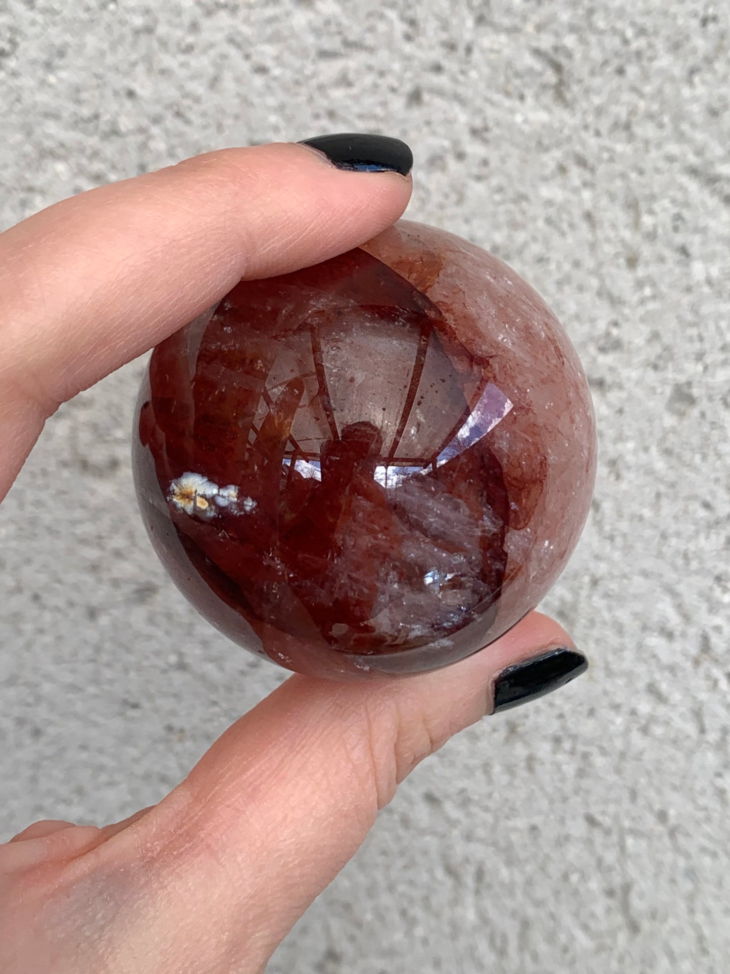 Hematoid Quartz Sphere