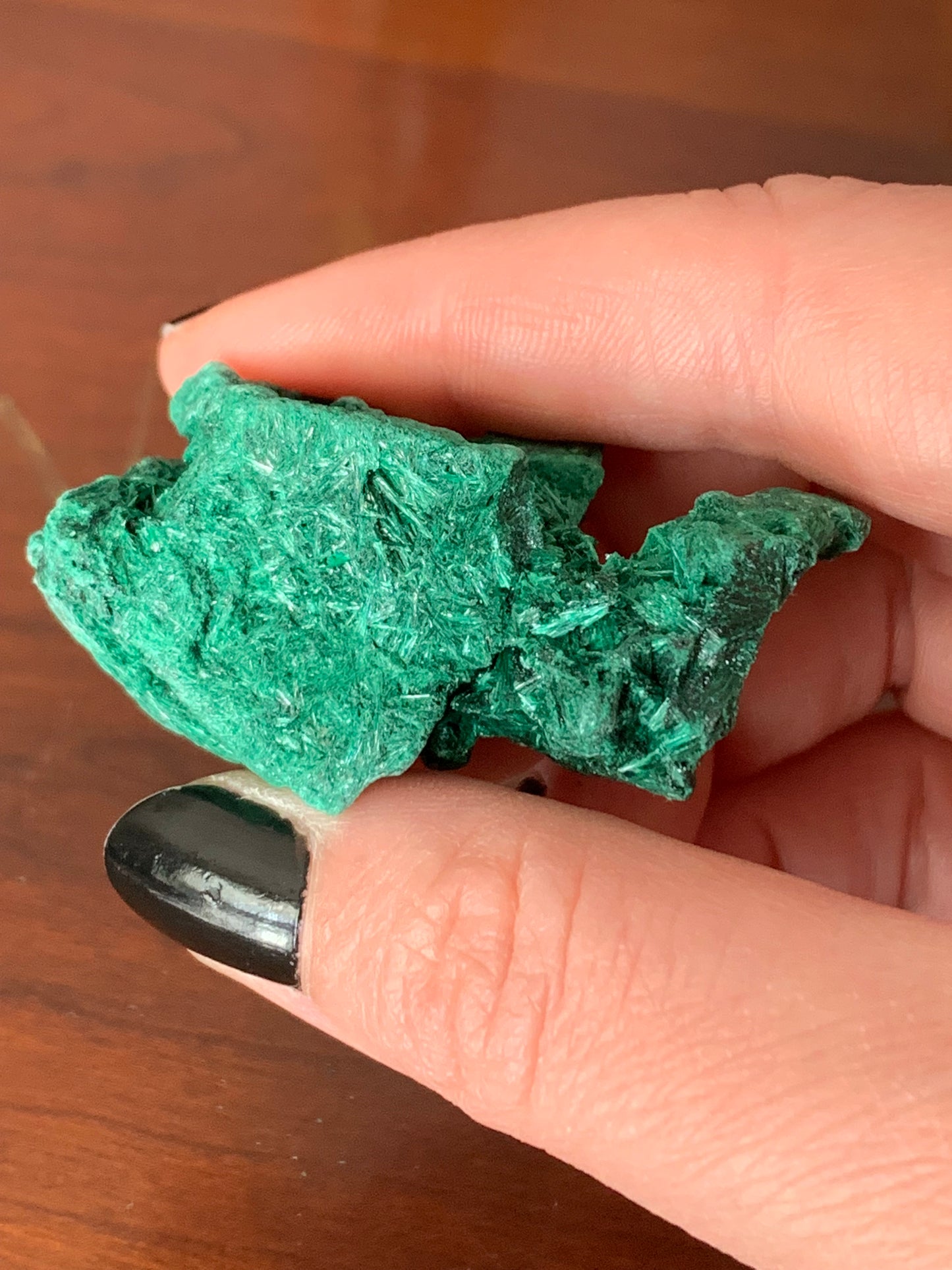 Spécimen malachite brute