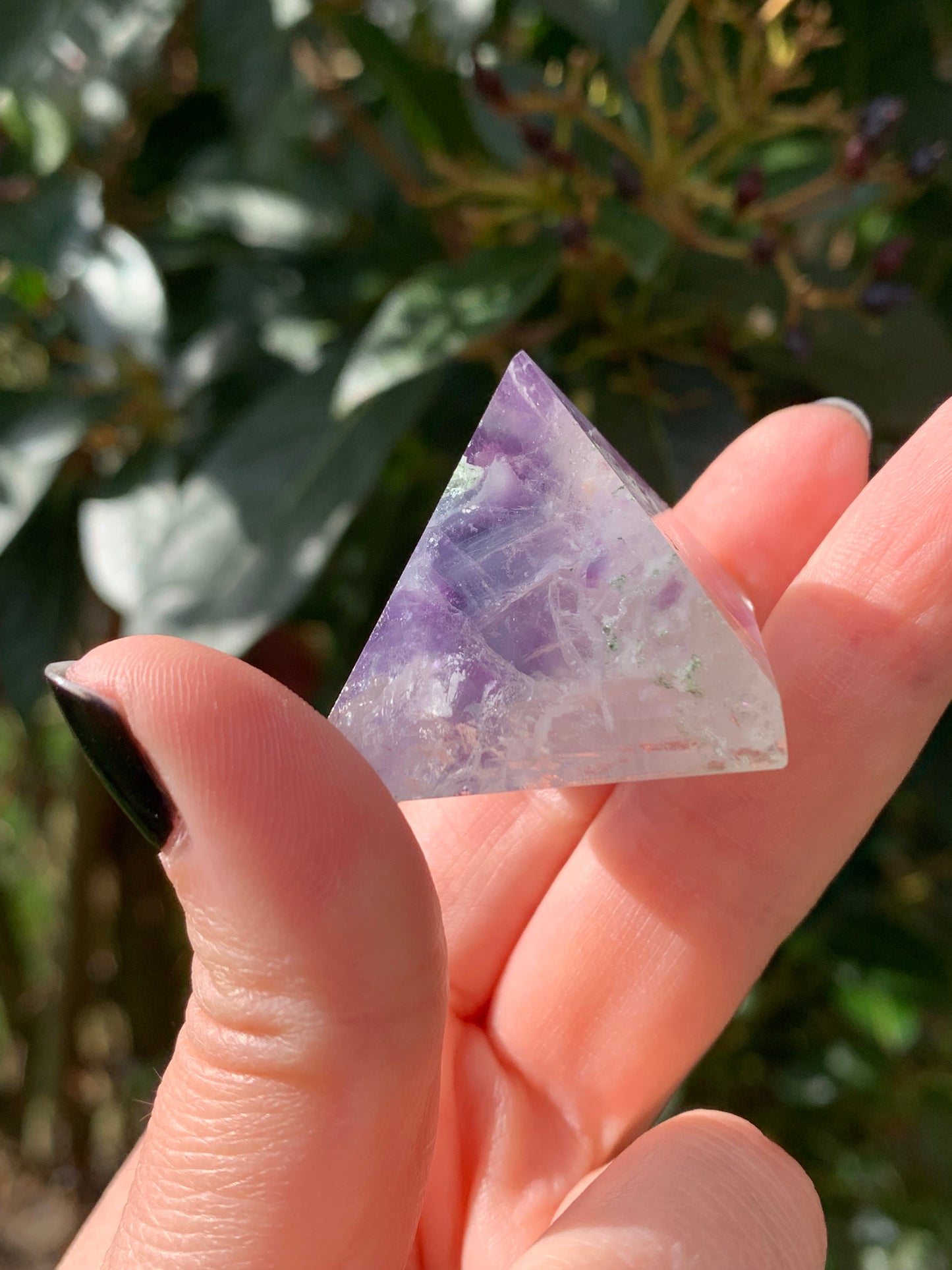 Pyramide en fluorite