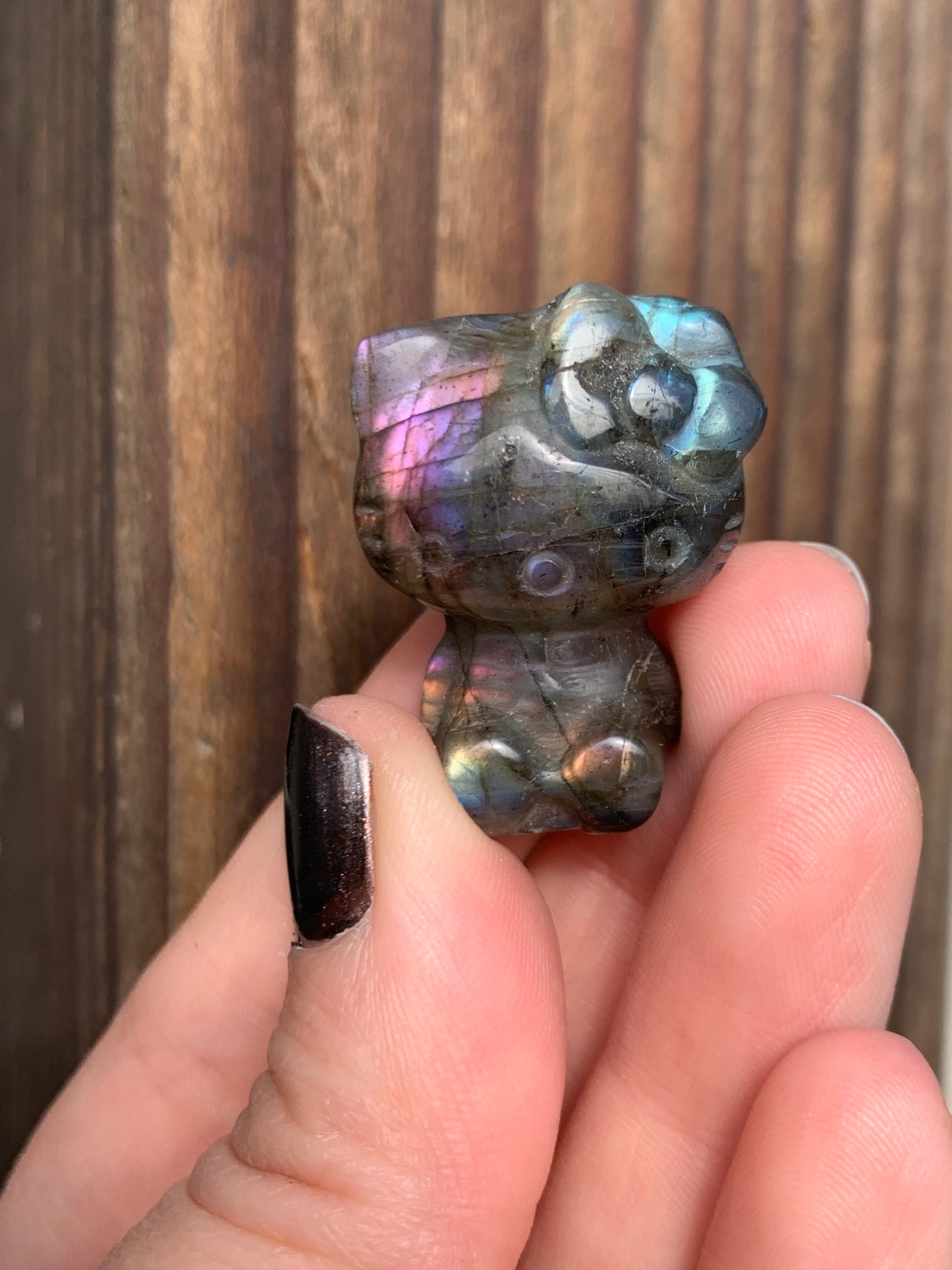 Hello Kitty labradorite