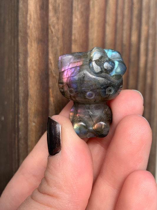 Hello Kitty labradorite