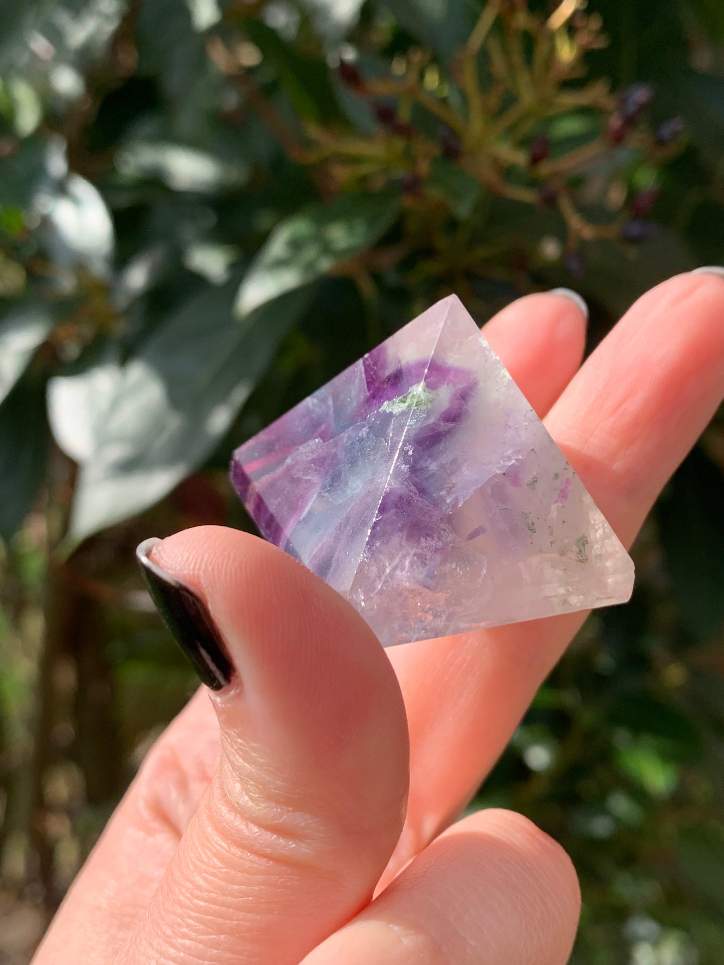 Pyramide en fluorite