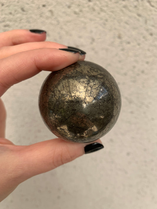 Sphère en pyrite