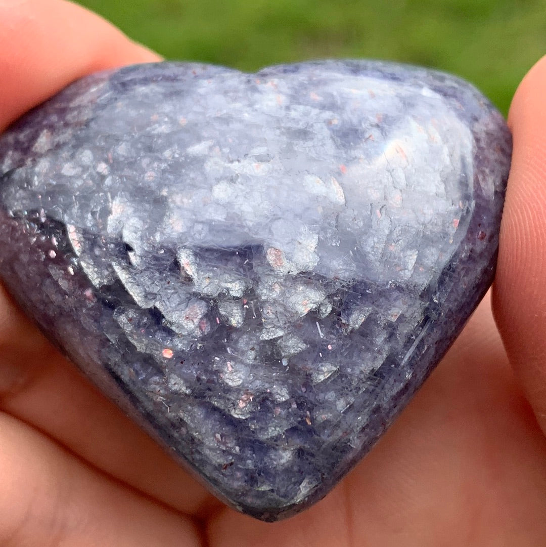 Coeur cordiérite (iolite) 1