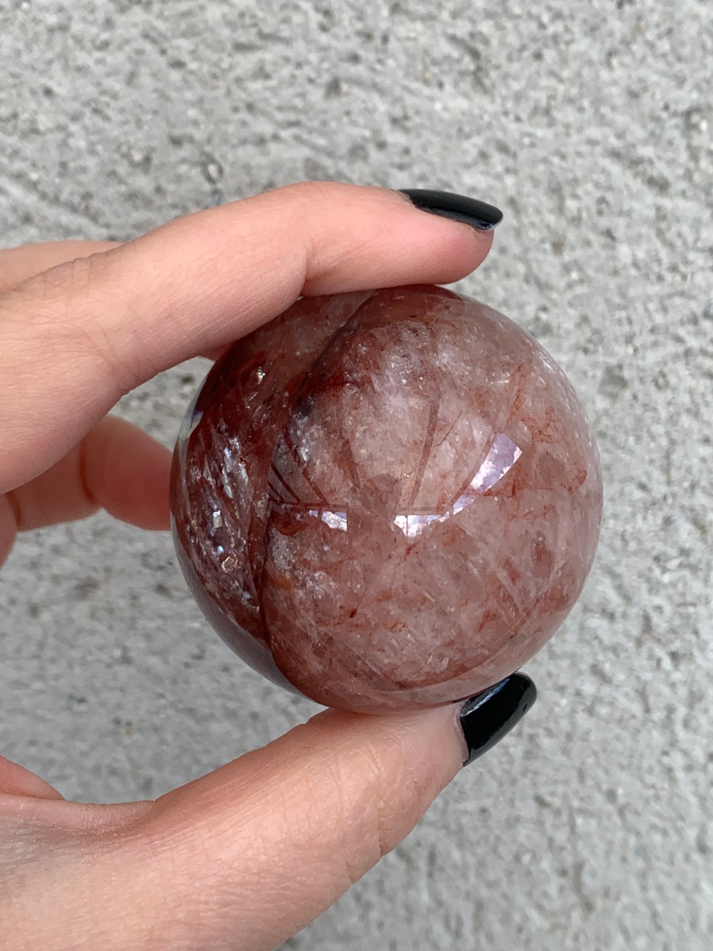 Hematoid Quartz Sphere