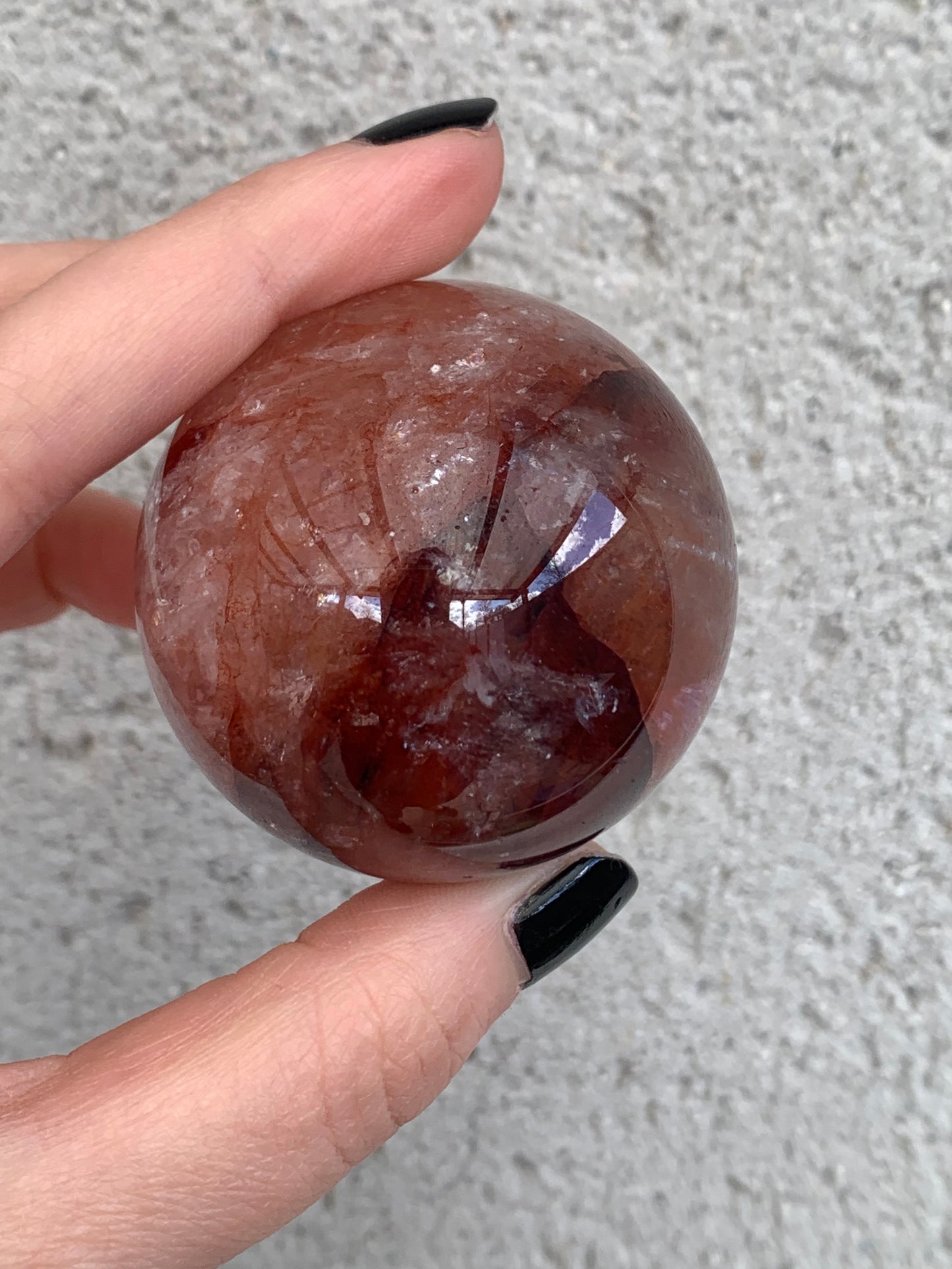 Hematoid Quartz Sphere
