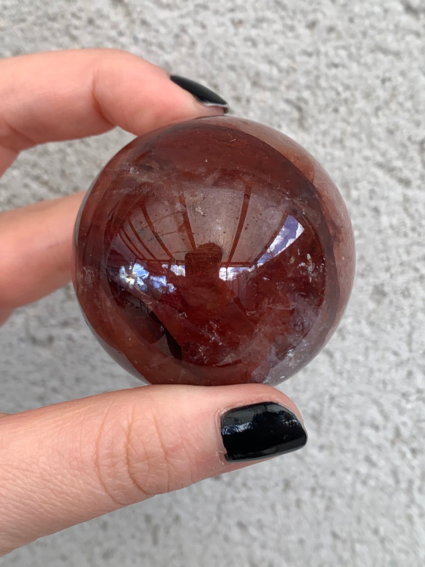 Hematoid Quartz Sphere