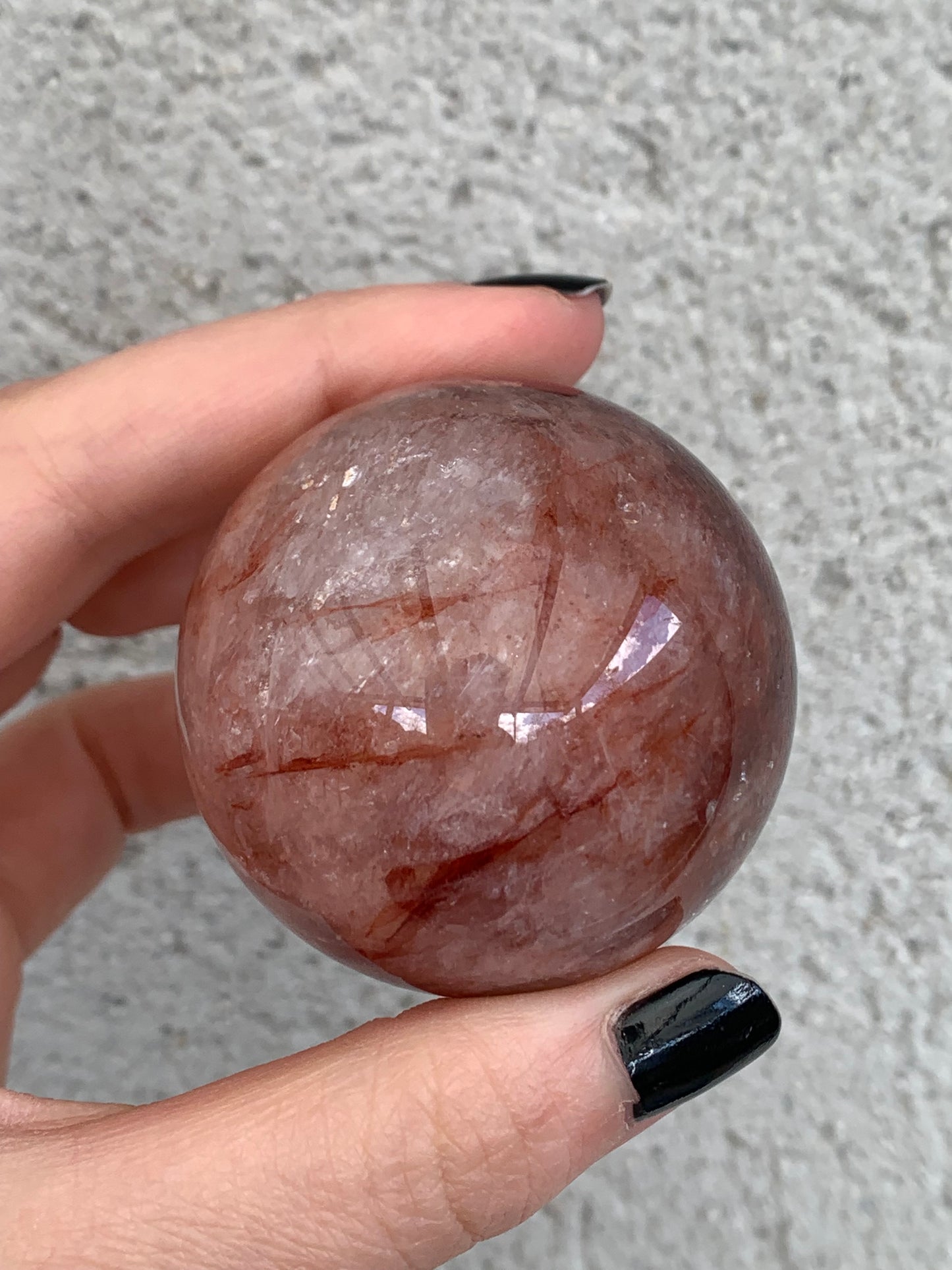 Hematoid Quartz Sphere