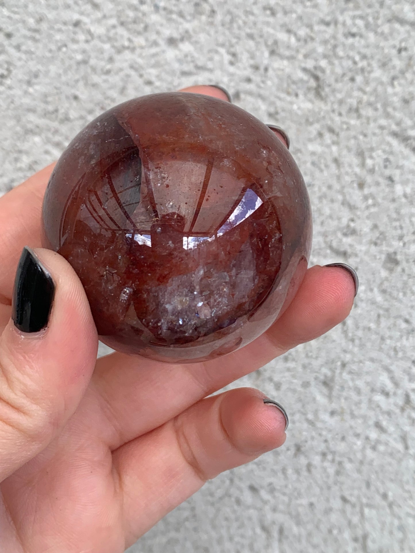 Hematoid Quartz Sphere