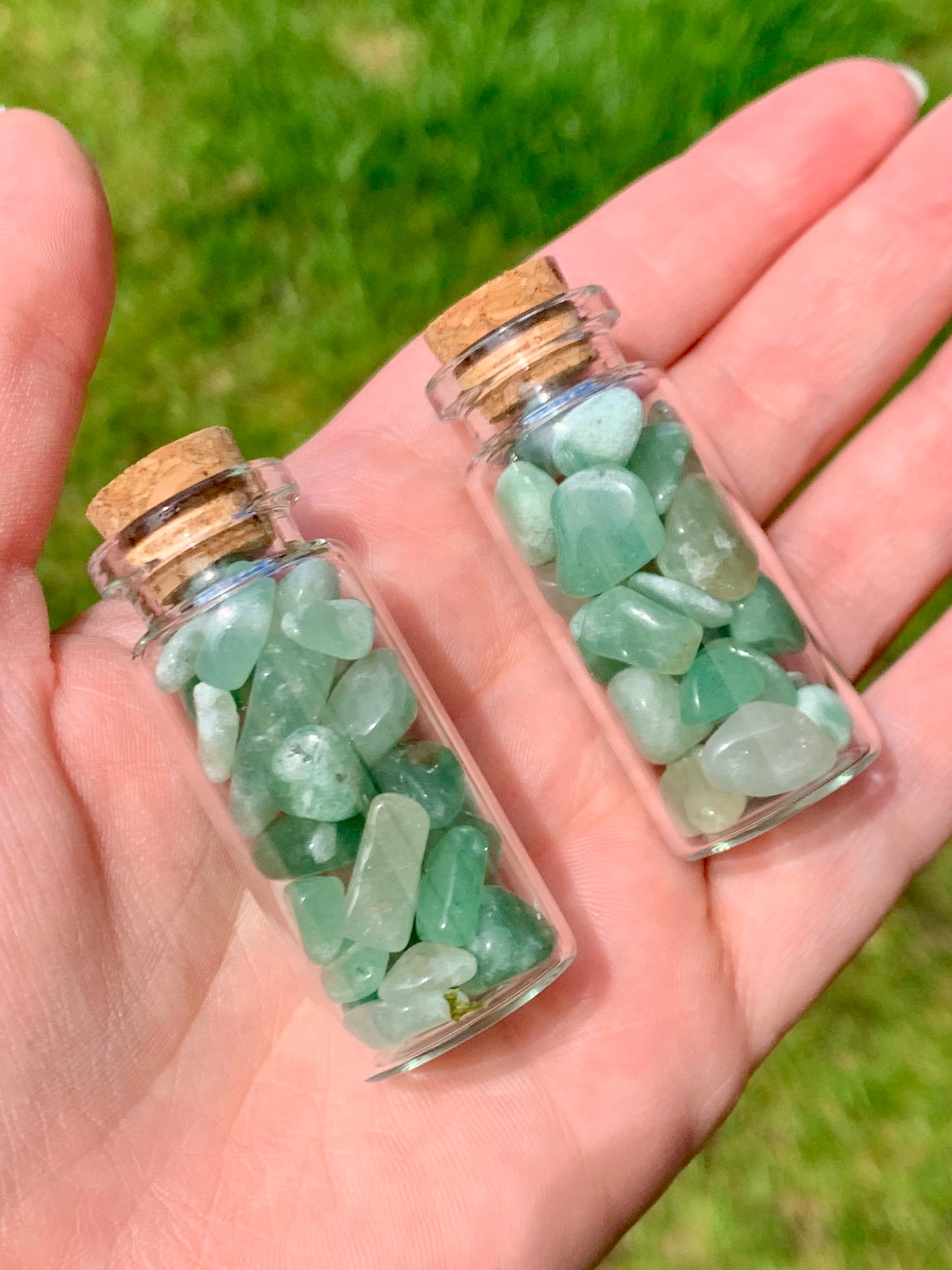 Fiole aventurine verte