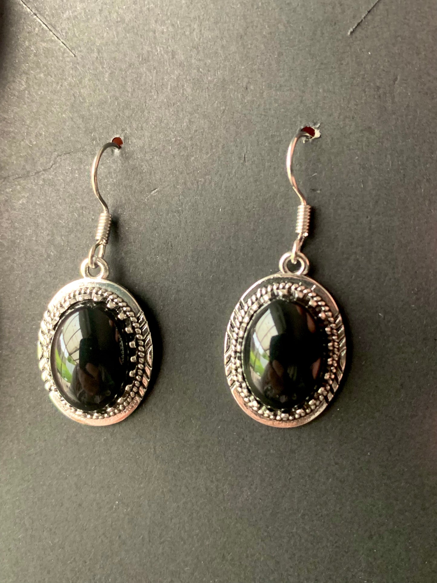 Boucles d’oreilles onyx