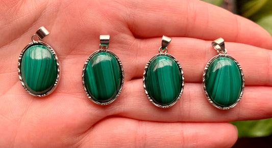 Pendentif Malachite