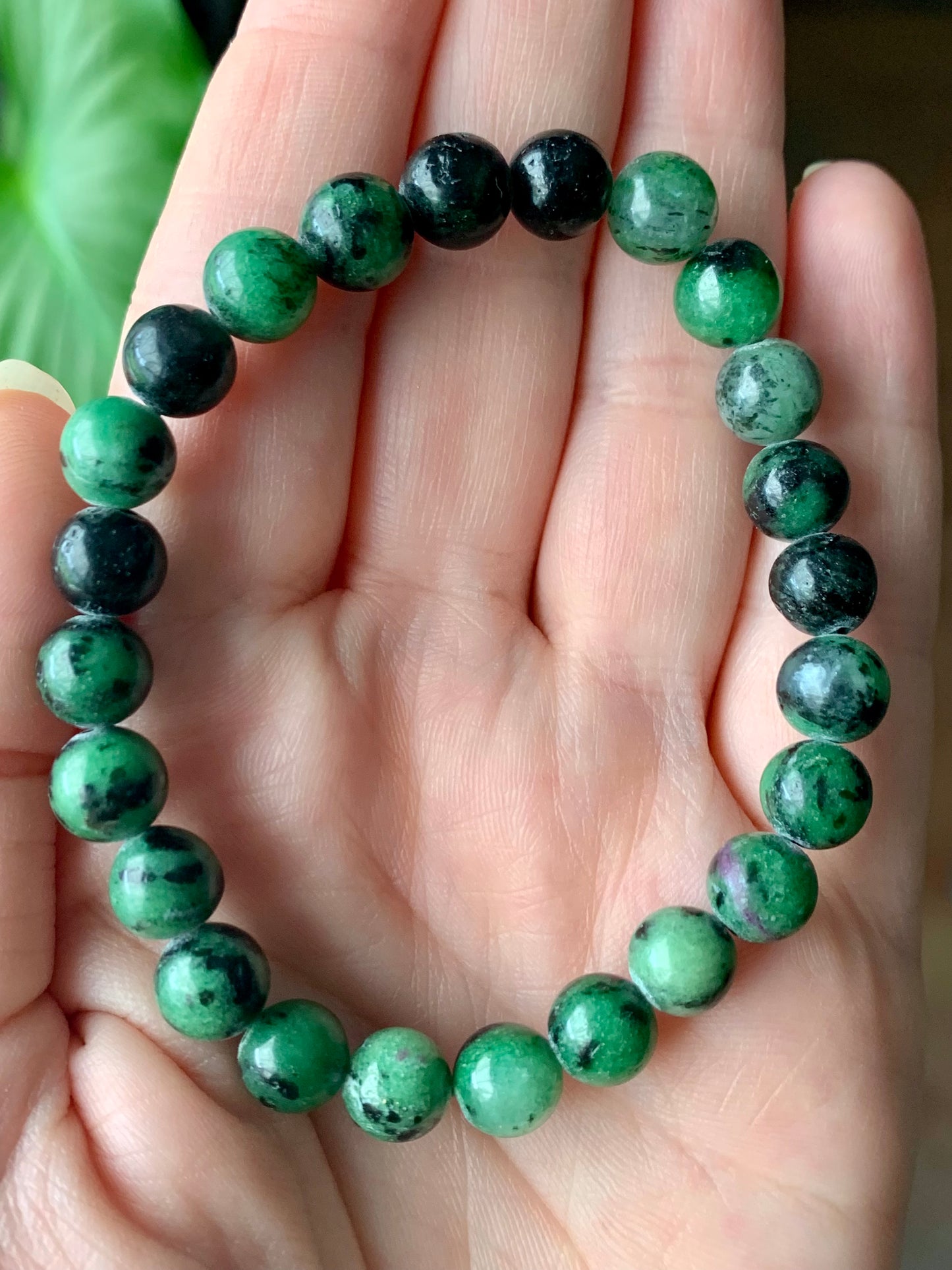 Bracelet Rubis zoisite