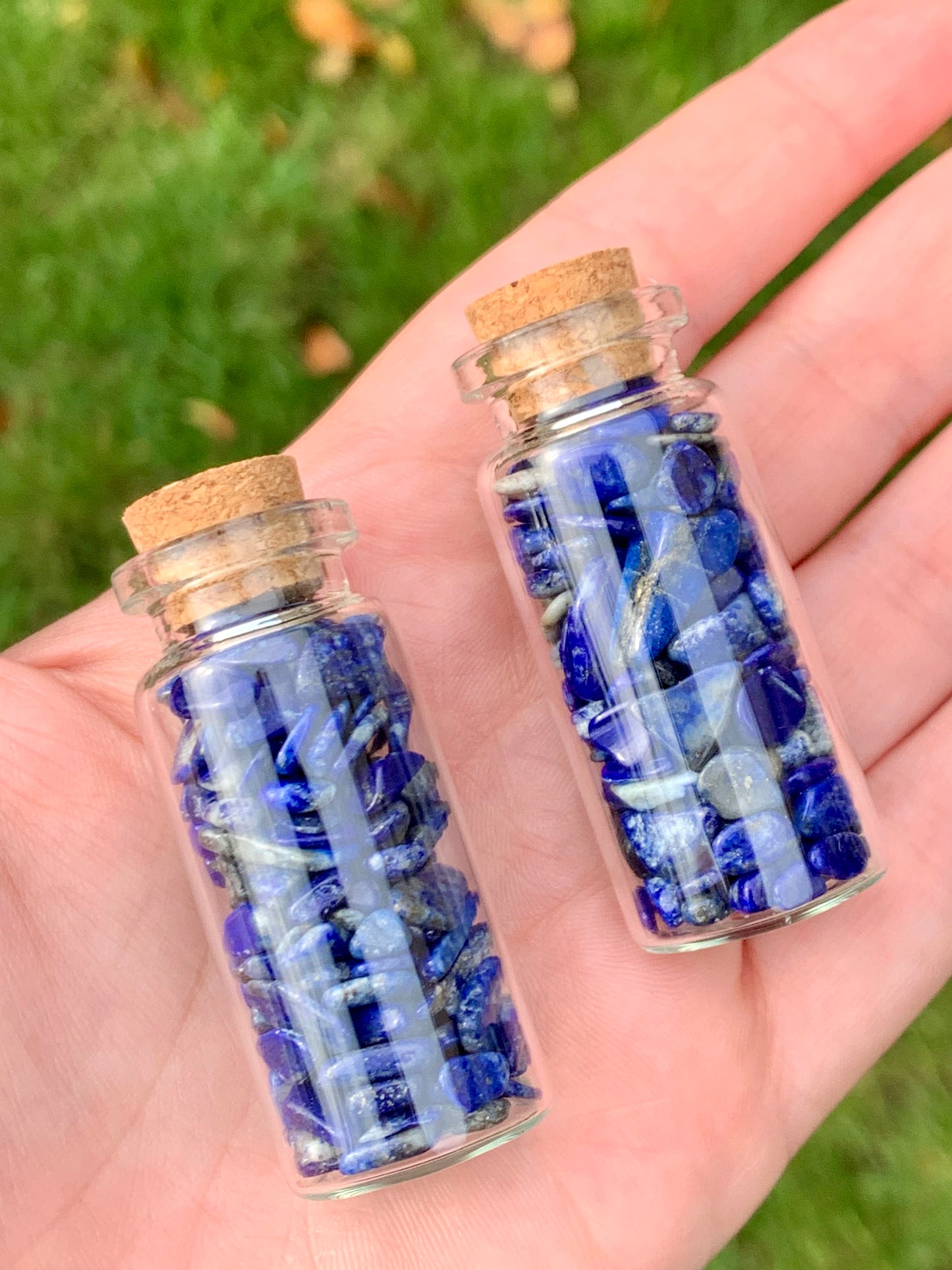 Fiole lapis lazuli