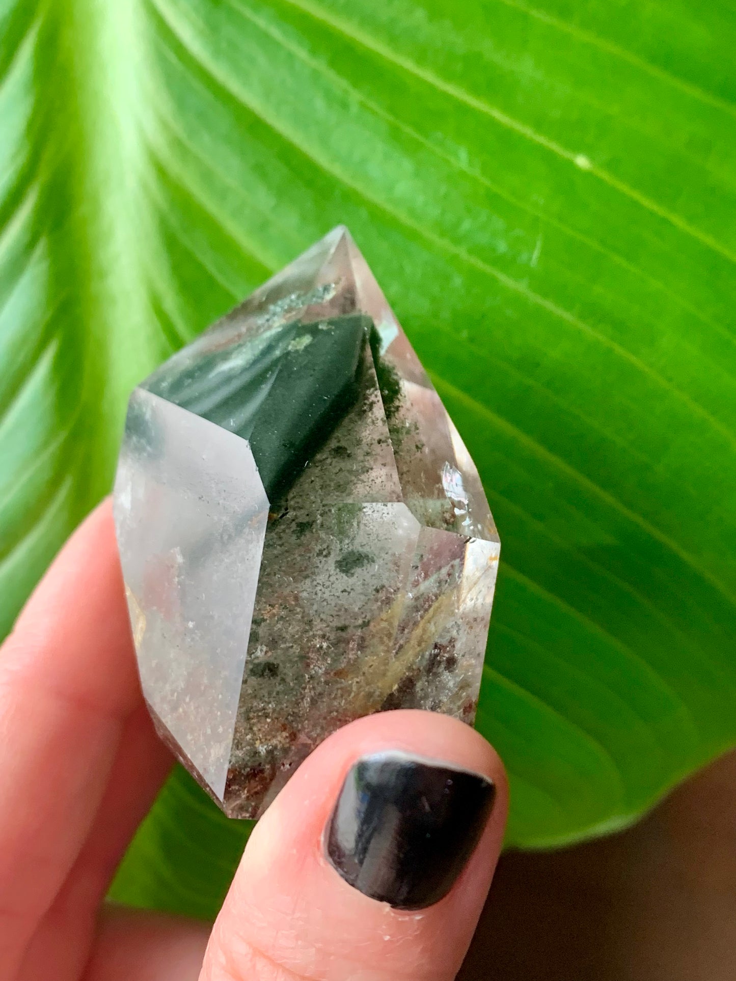 Forme libre quartz jardin / Lodolite