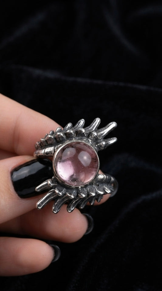 Bague dragon améthyste
