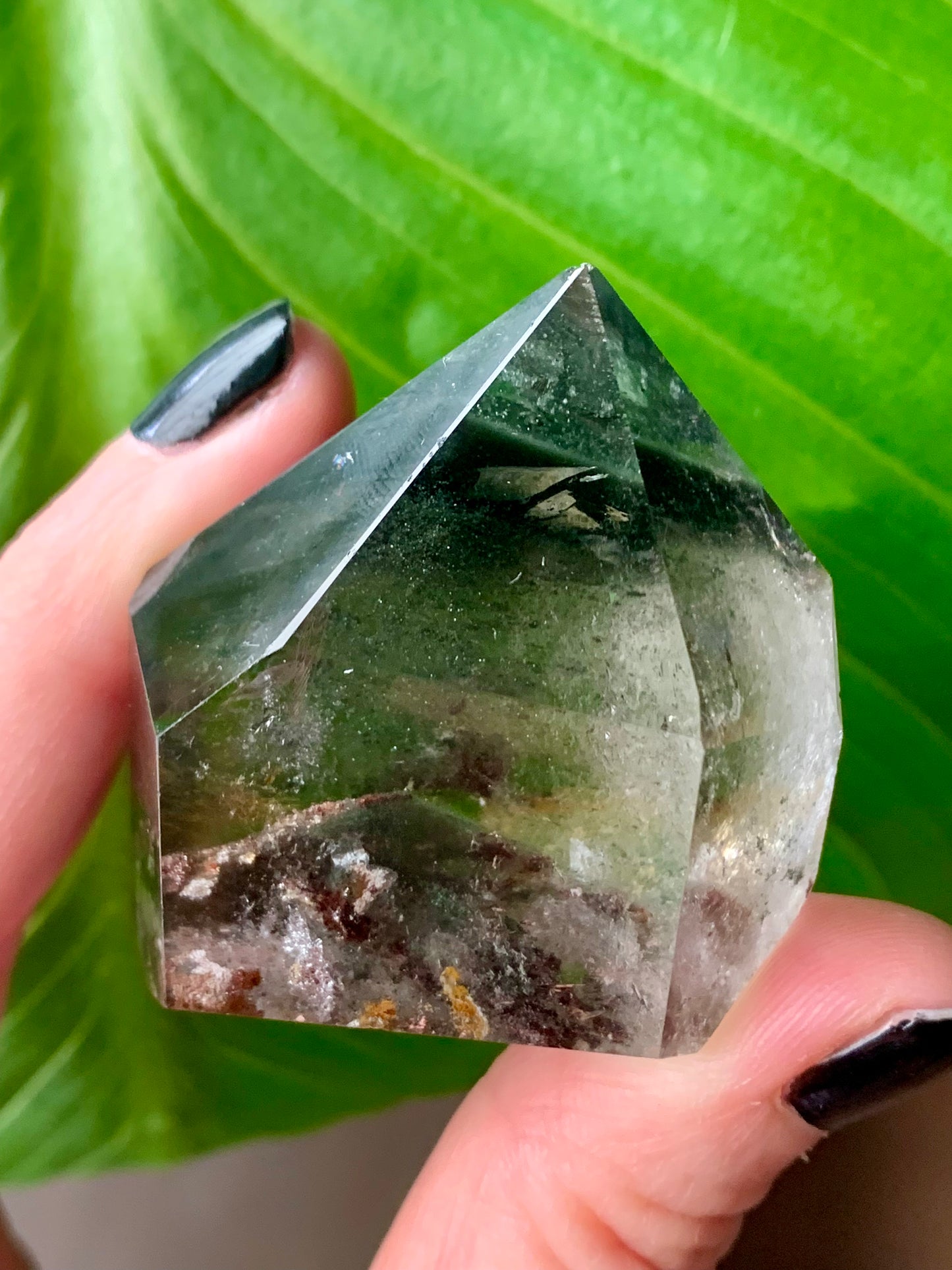 Forme libre quartz jardin / Lodolite