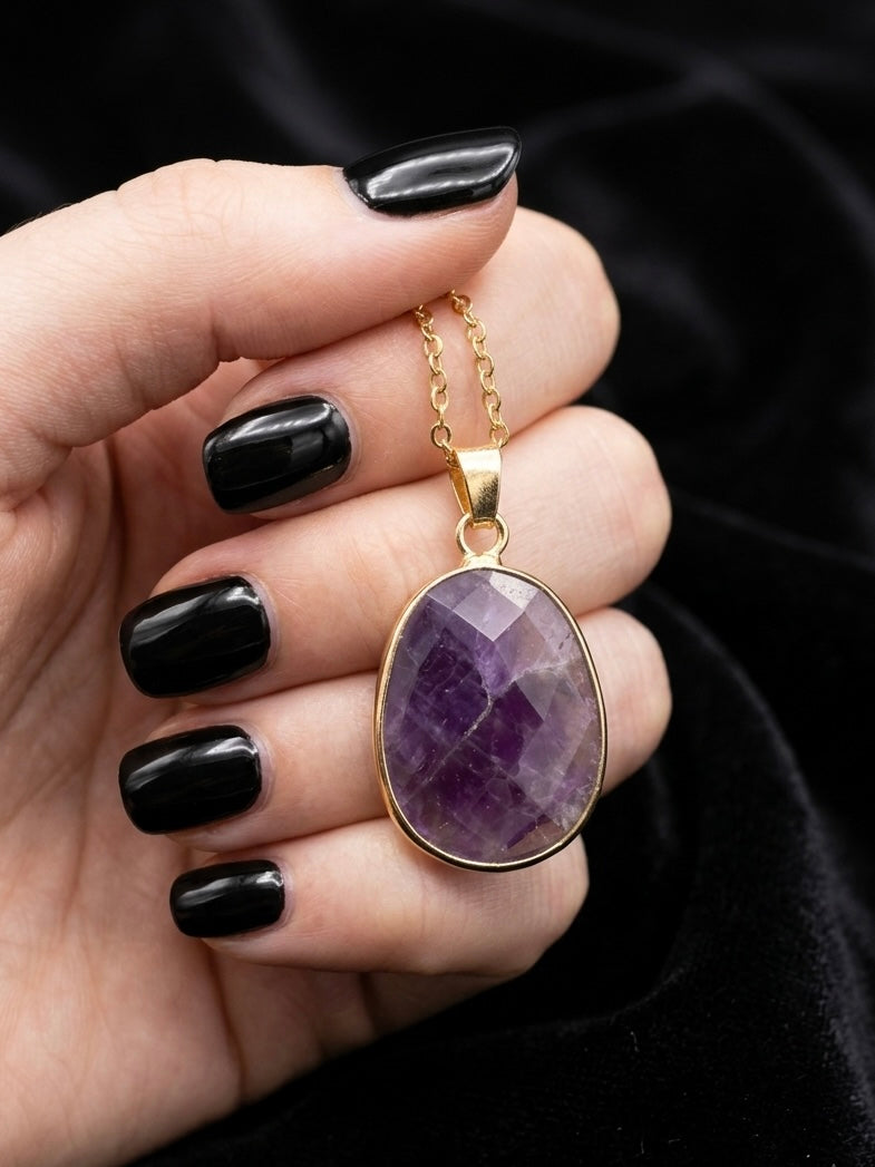 Collier améthyste
