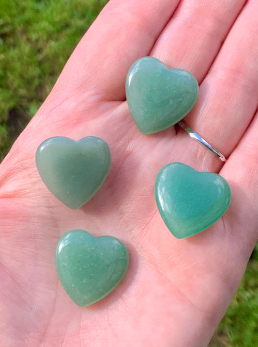 Coeur aventurine verte