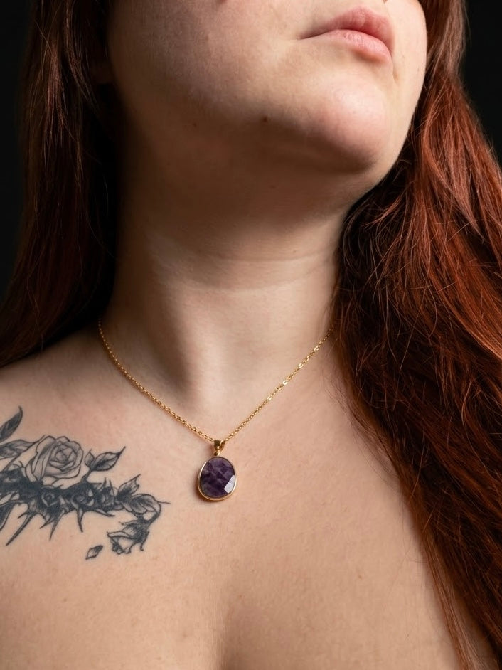Collier améthyste