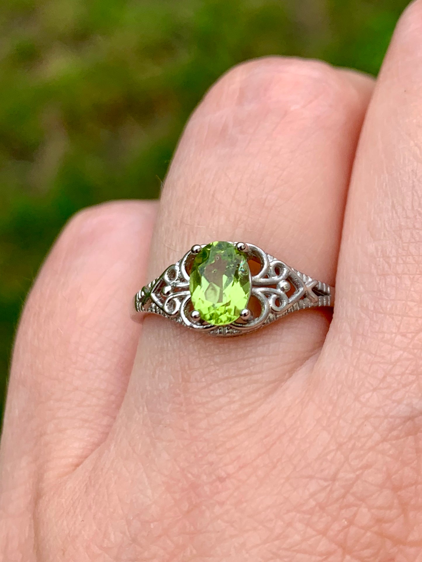 Bague péridot