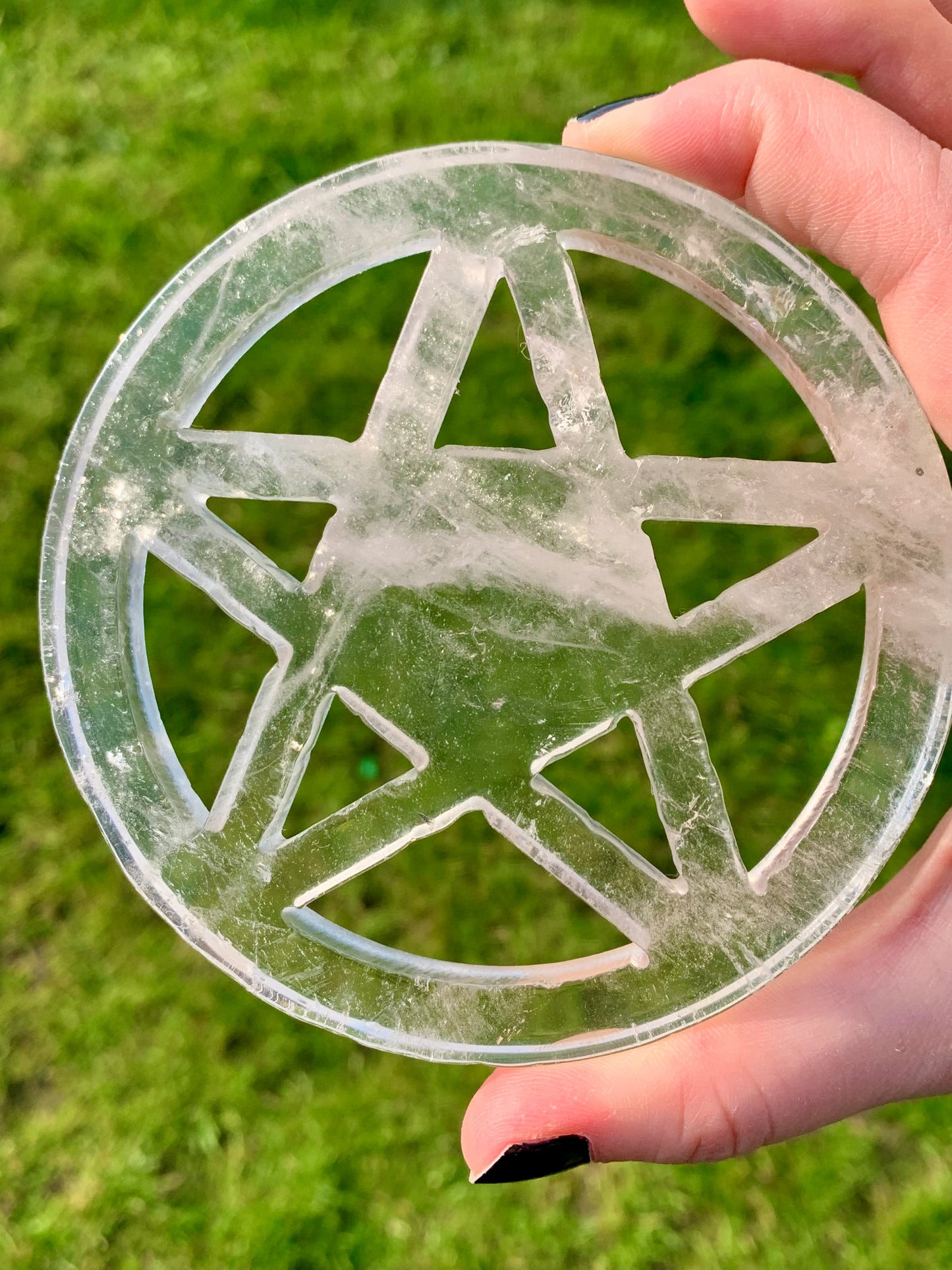 Pentacle cristal de roche