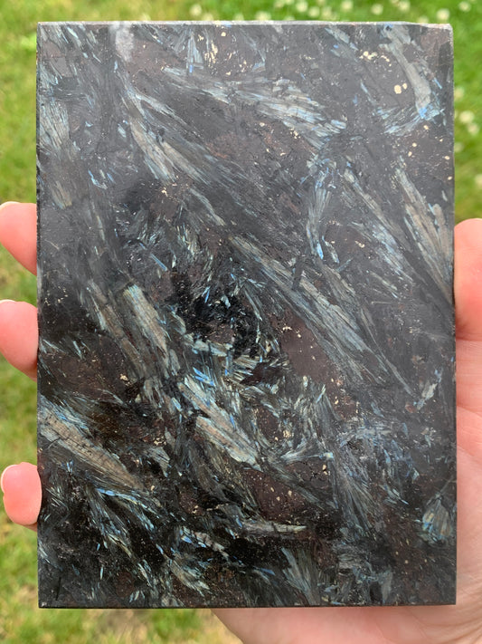 Plaque astrophyllite / arfvedsonite