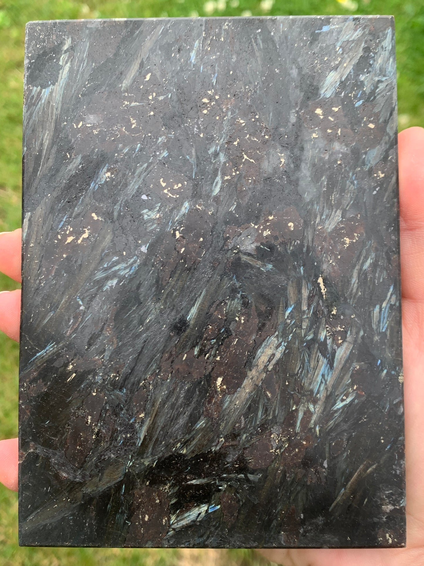 Plaque astrophyllite / arfvedsonite