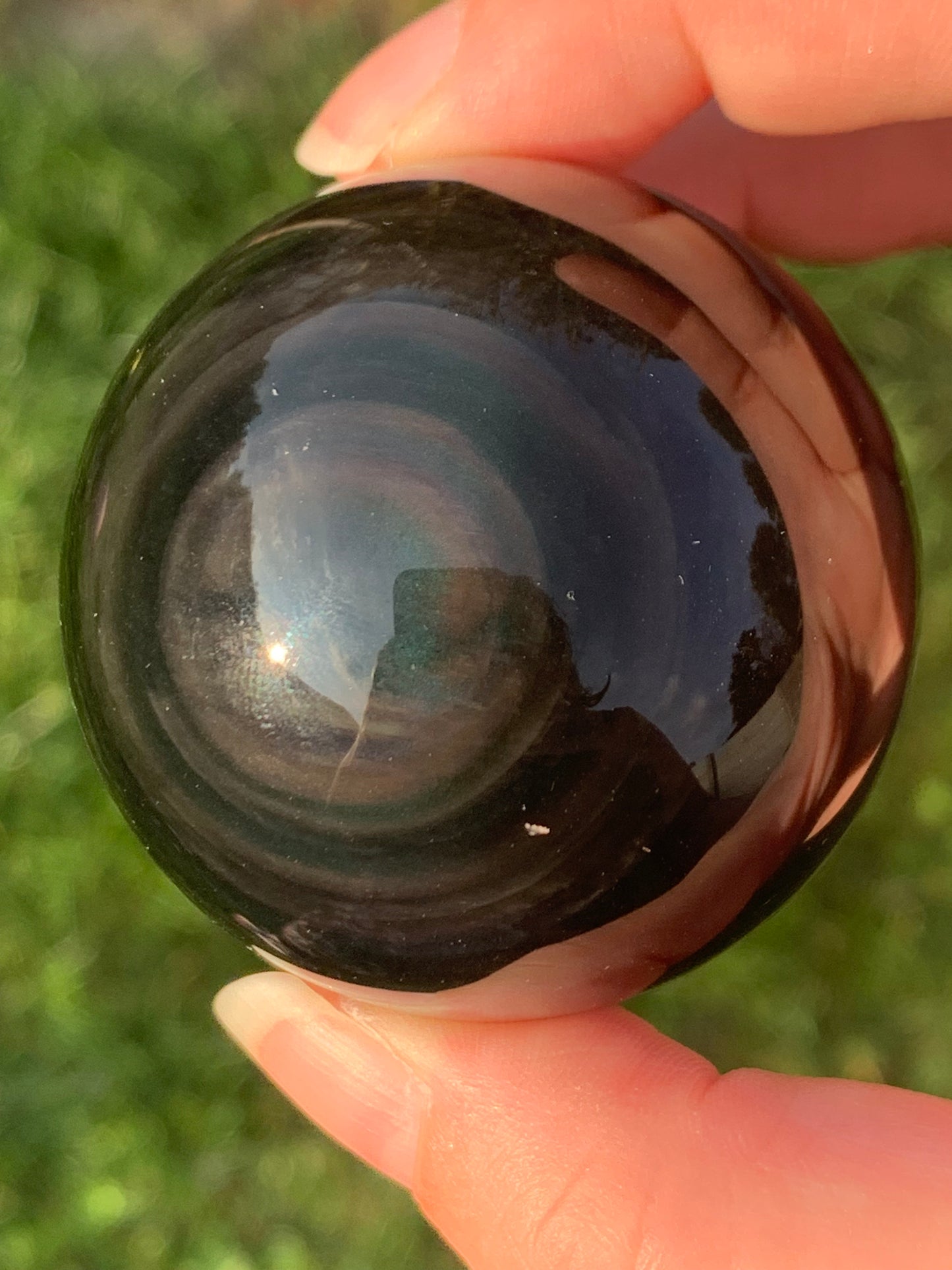 Sphere obsidienne oeil céleste