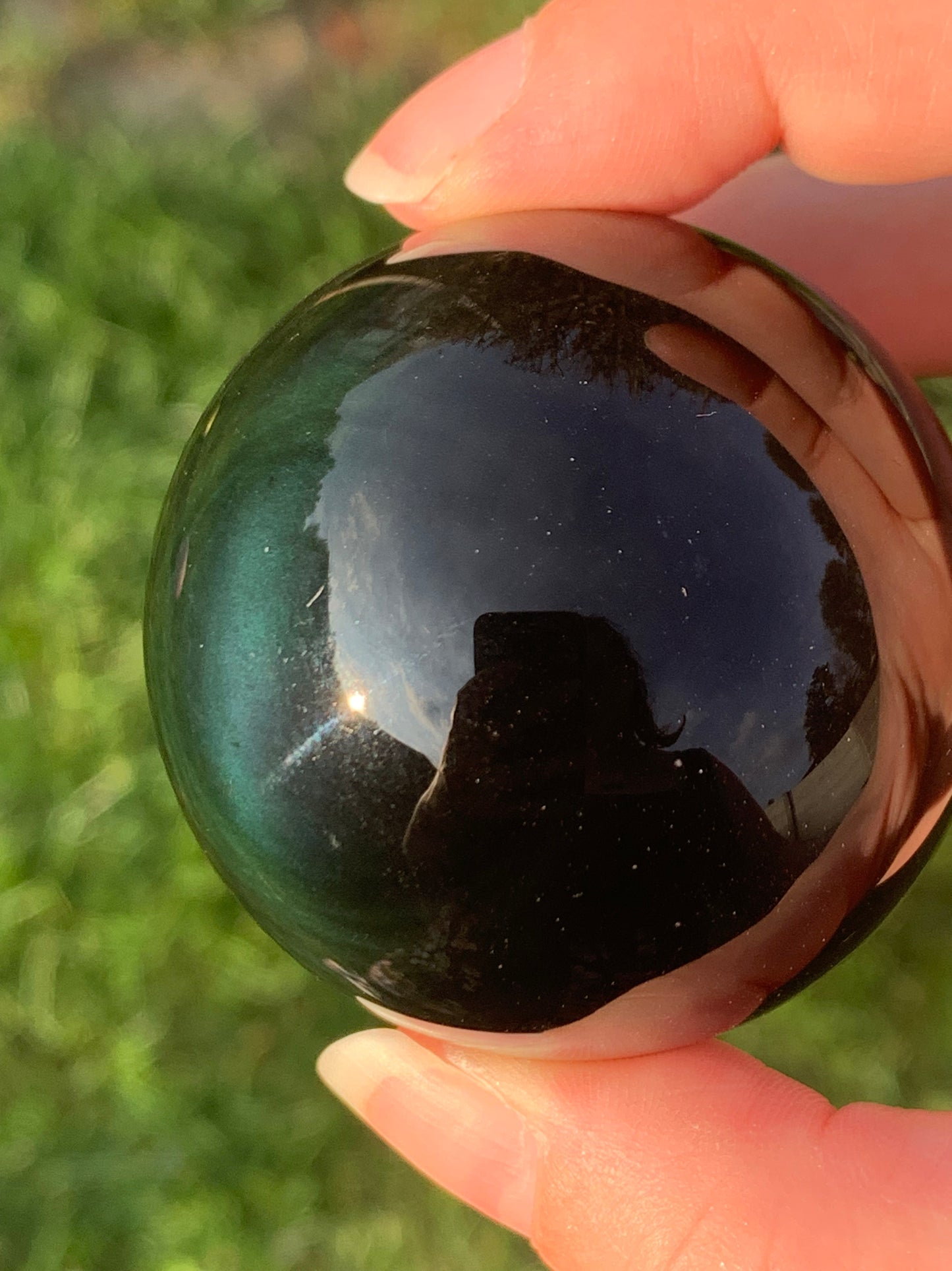 Sphere obsidienne oeil céleste