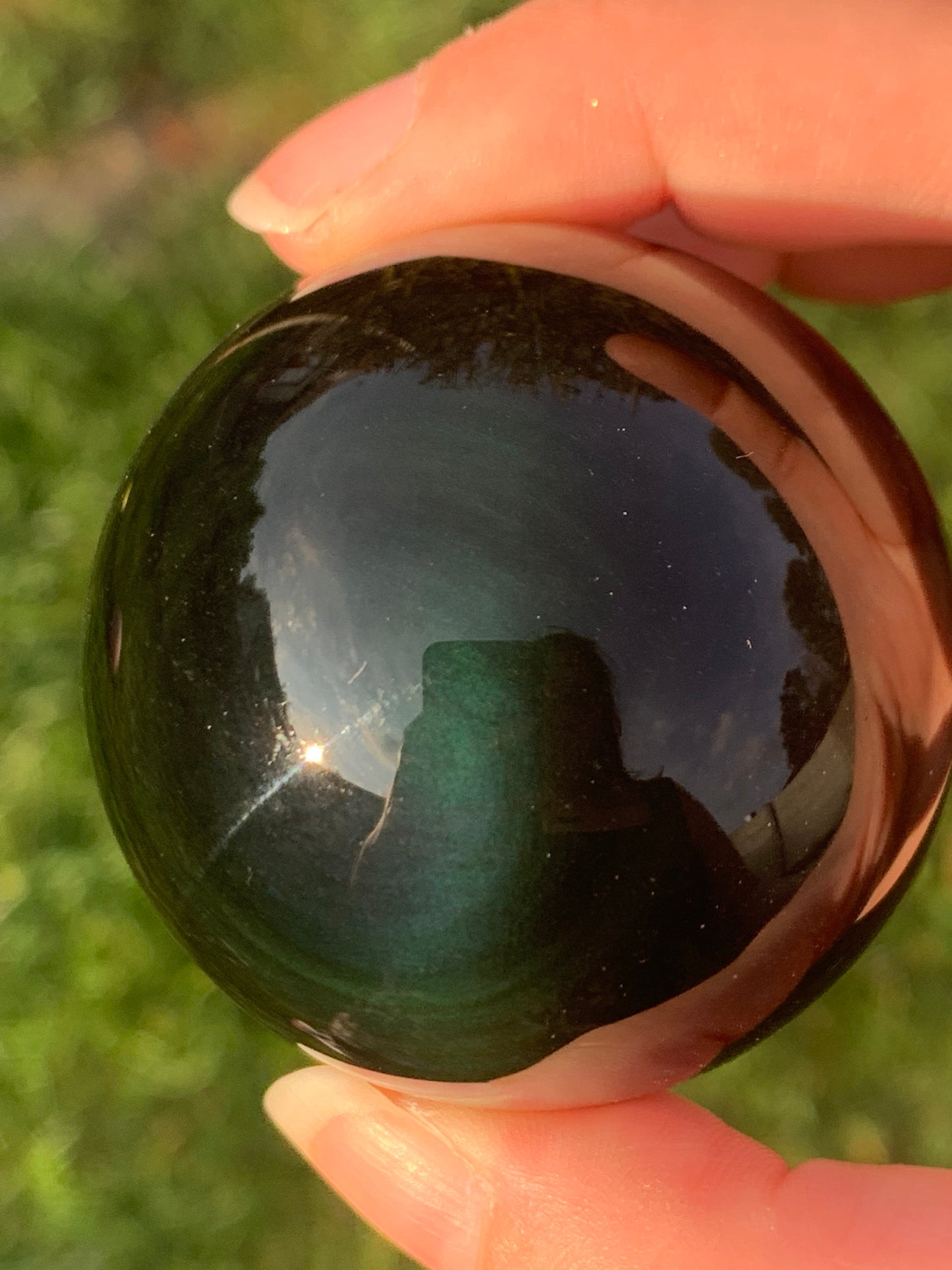 Sphere obsidienne oeil céleste