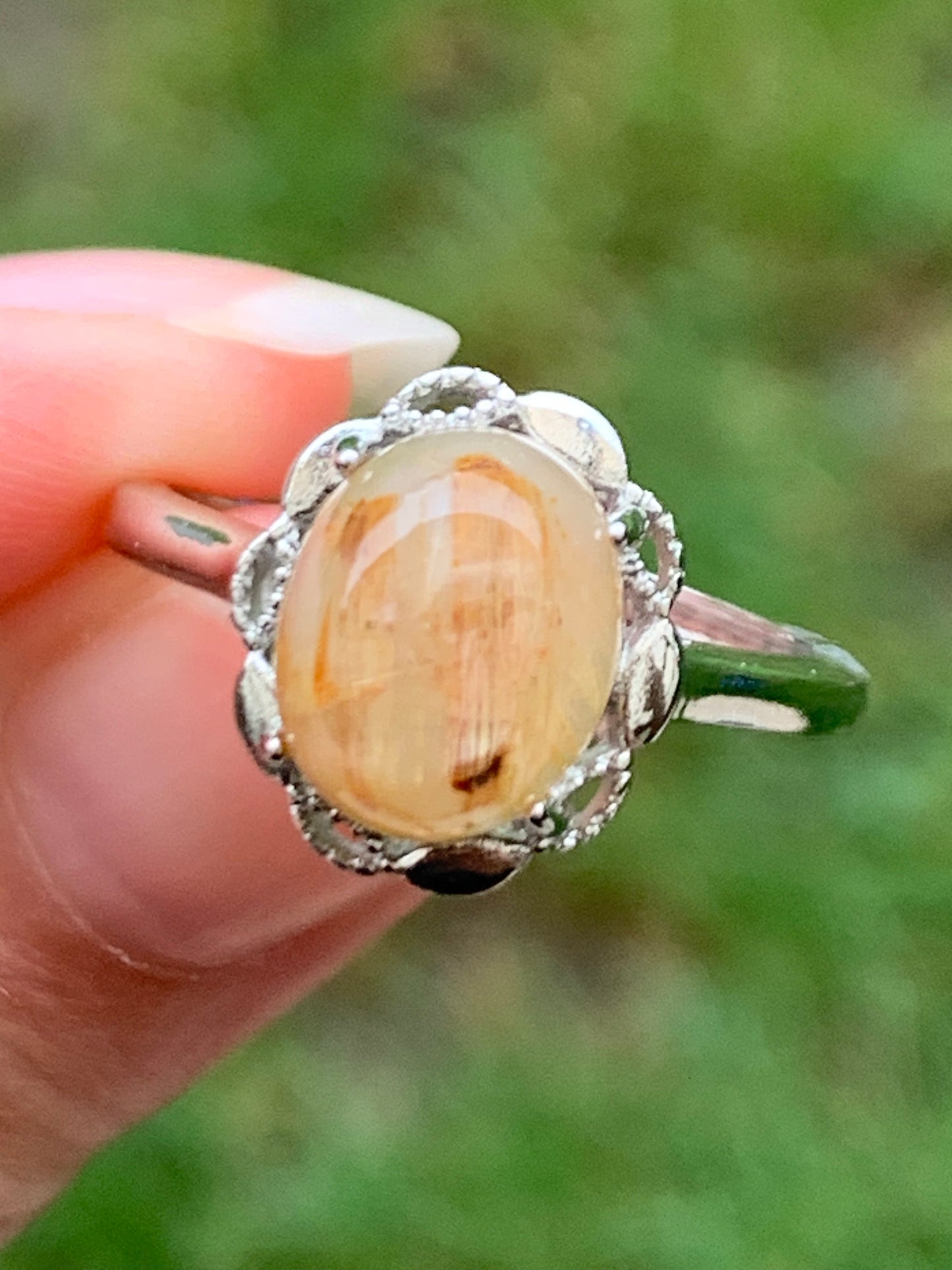 Bague en quartz rutile 1