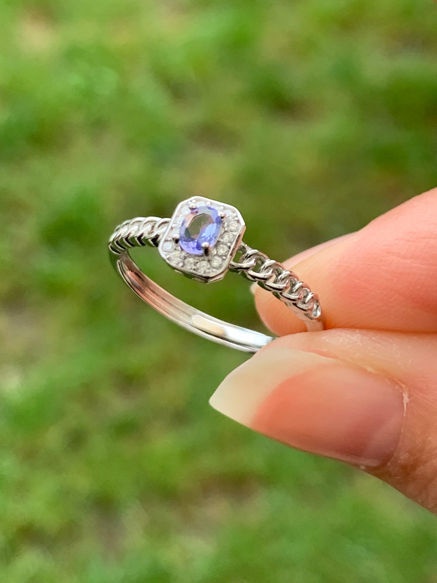 Bague tanzanite