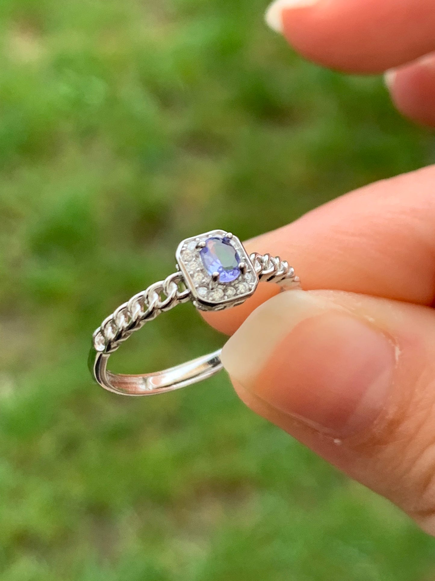 Bague tanzanite