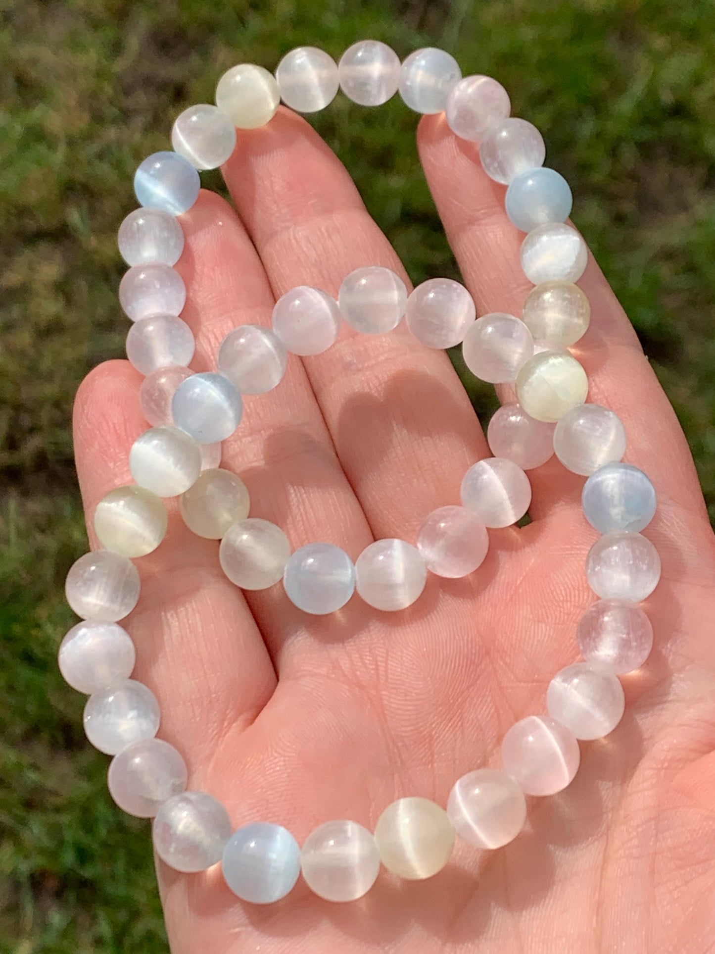 Bracelet selenite aura