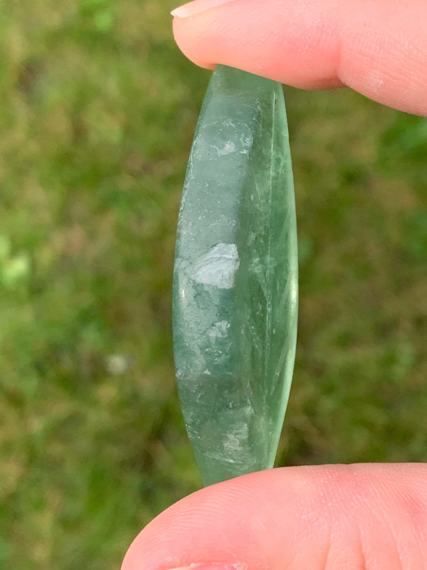 Feuille fluorite verte