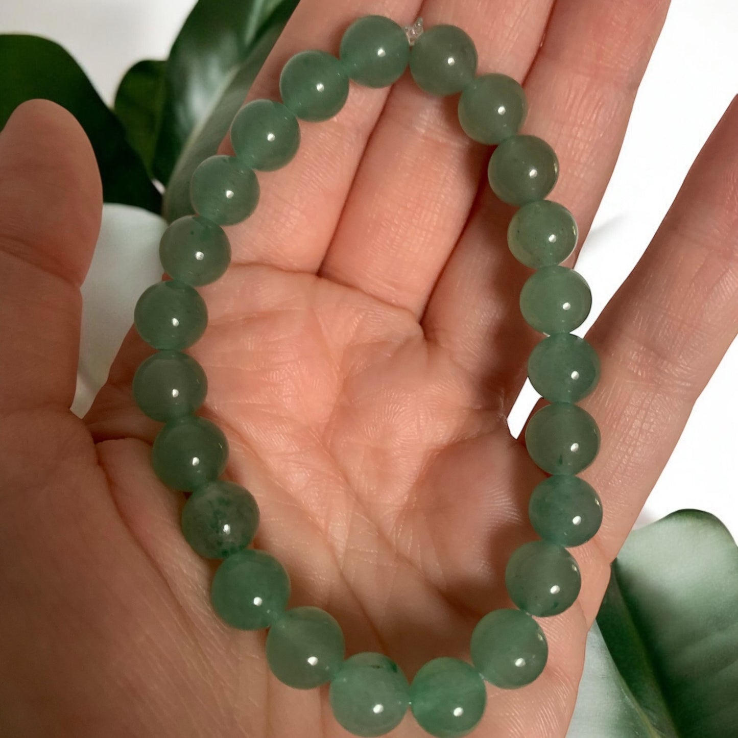 Bracelet en aventurine verte