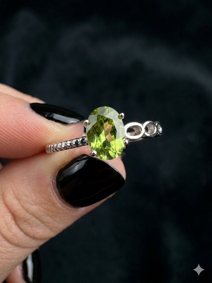 Bague péridot