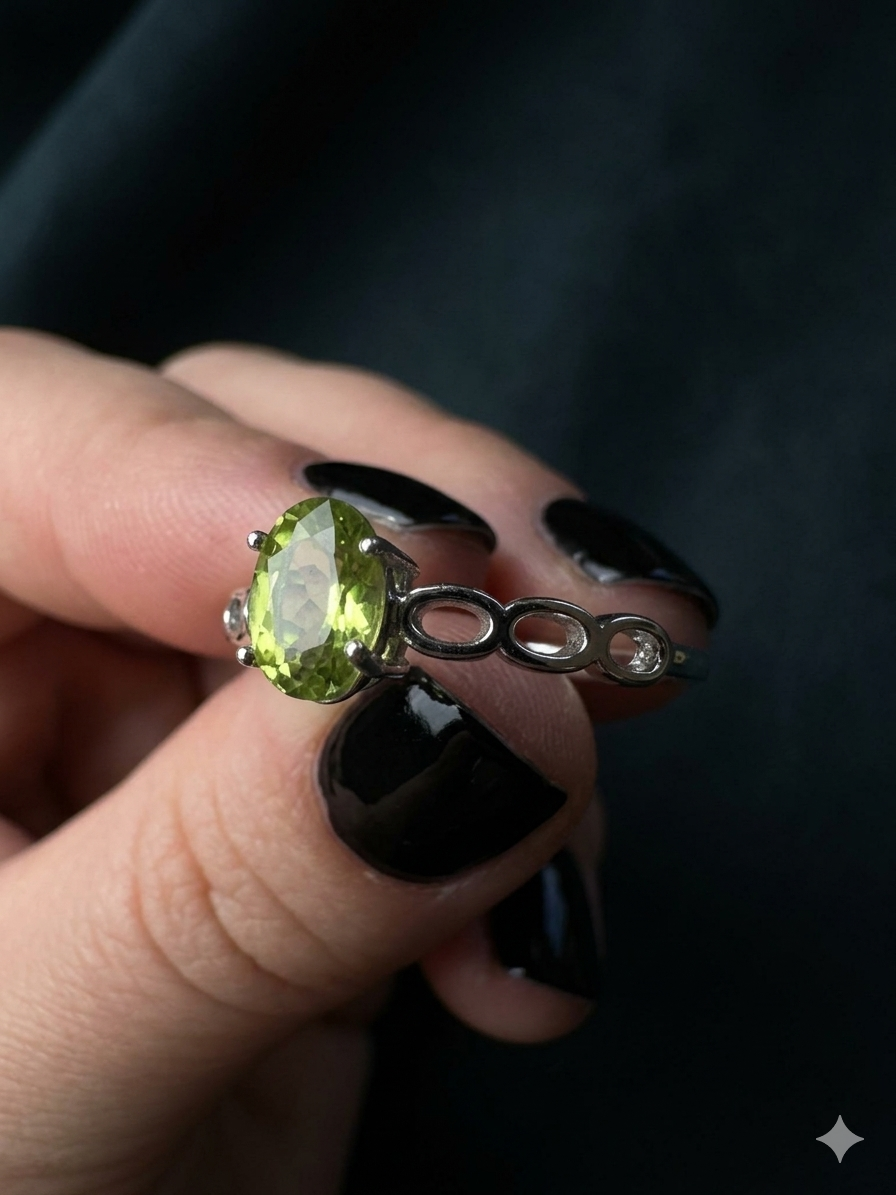 Bague péridot