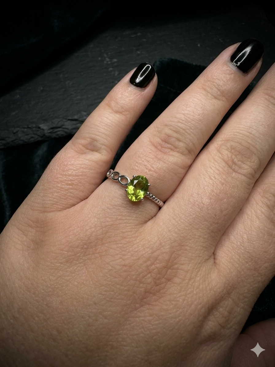Bague péridot
