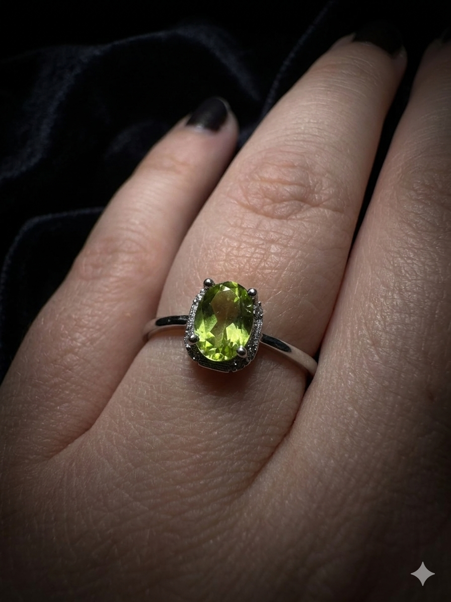 Bague péridot