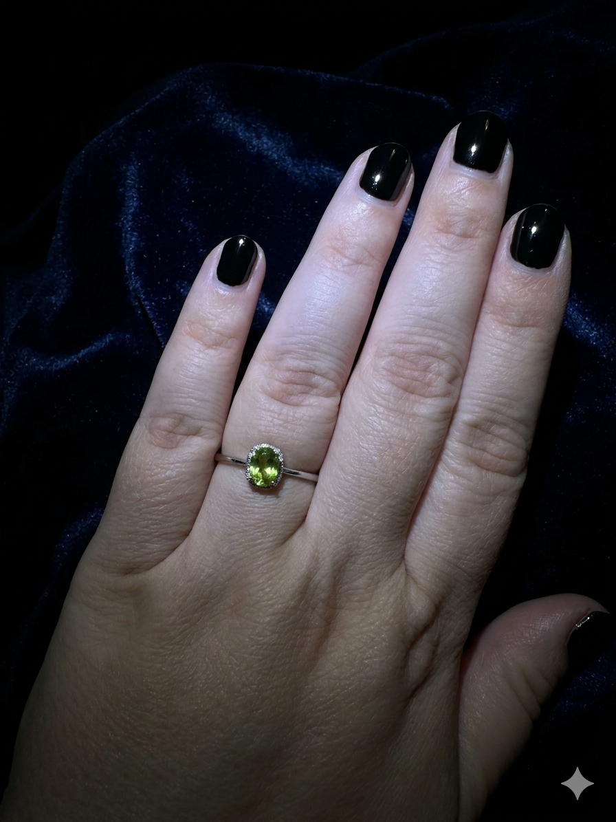 Bague péridot