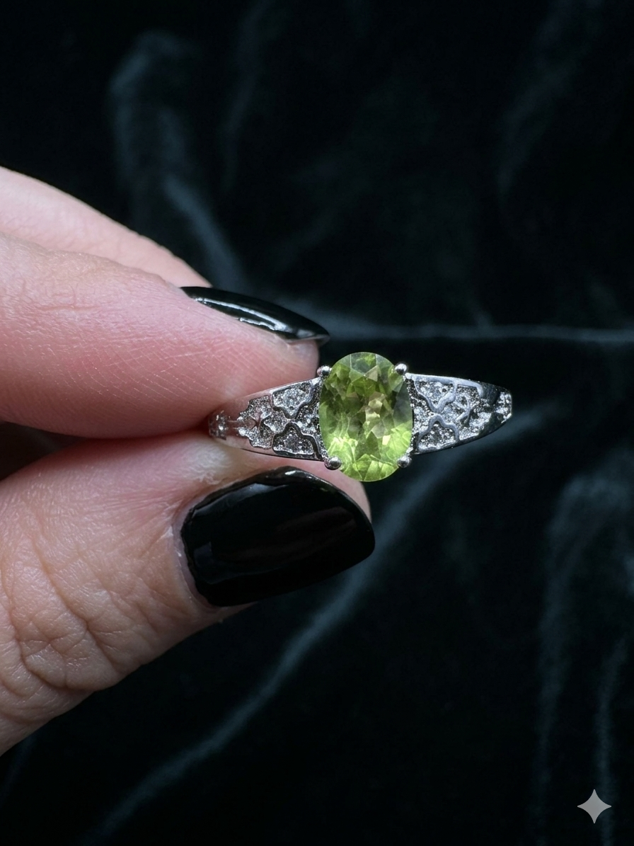 Bague péridot