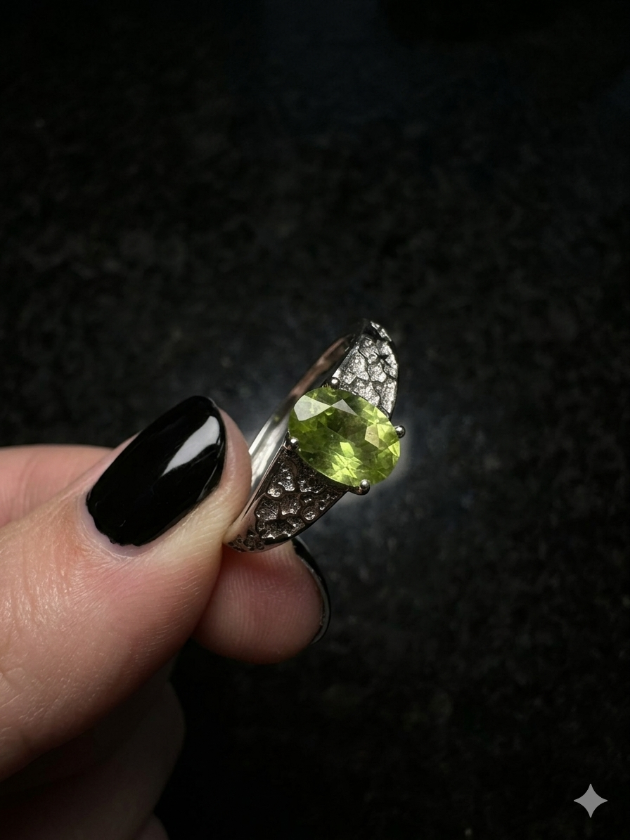 Bague péridot