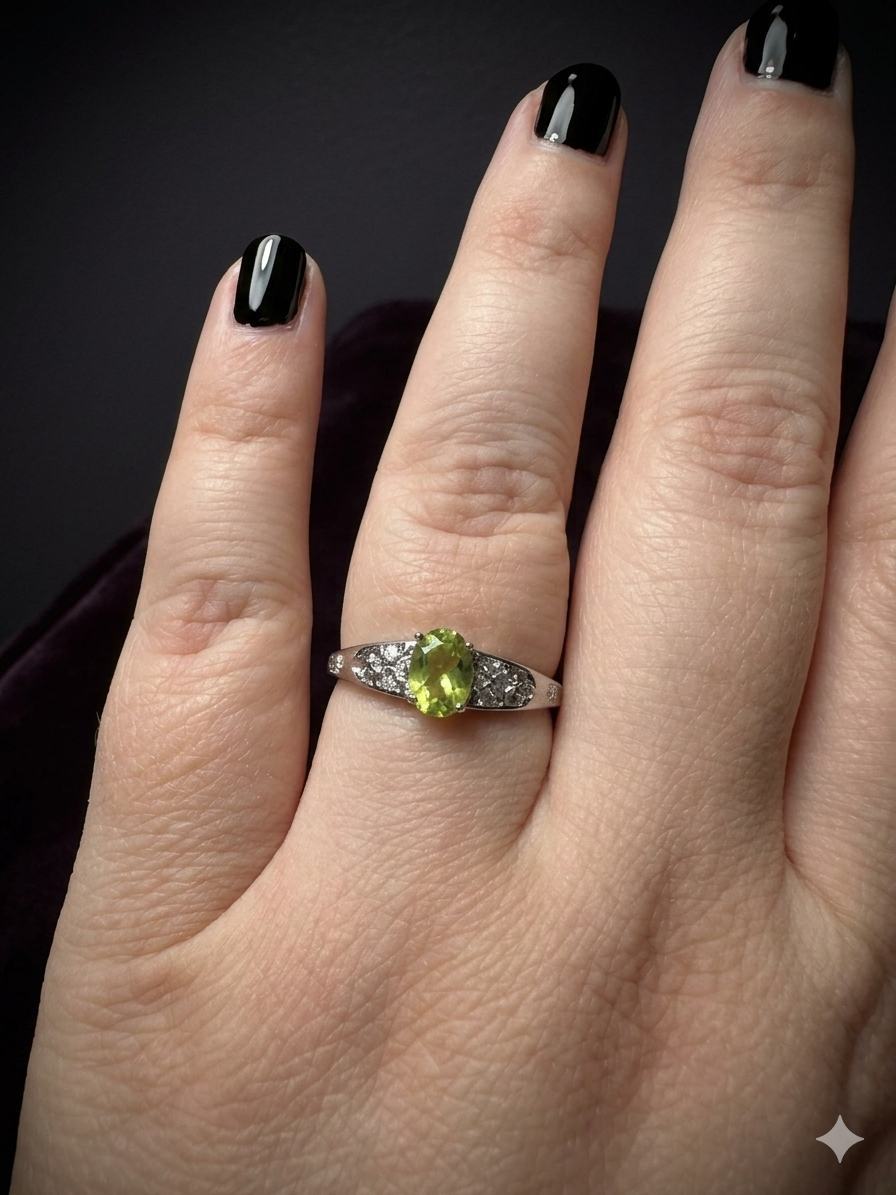 Bague péridot