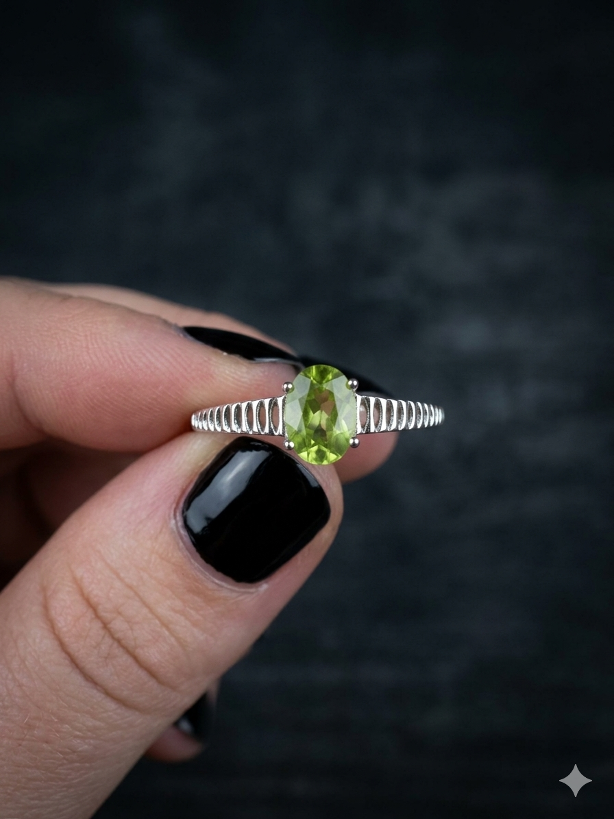 Bague péridot