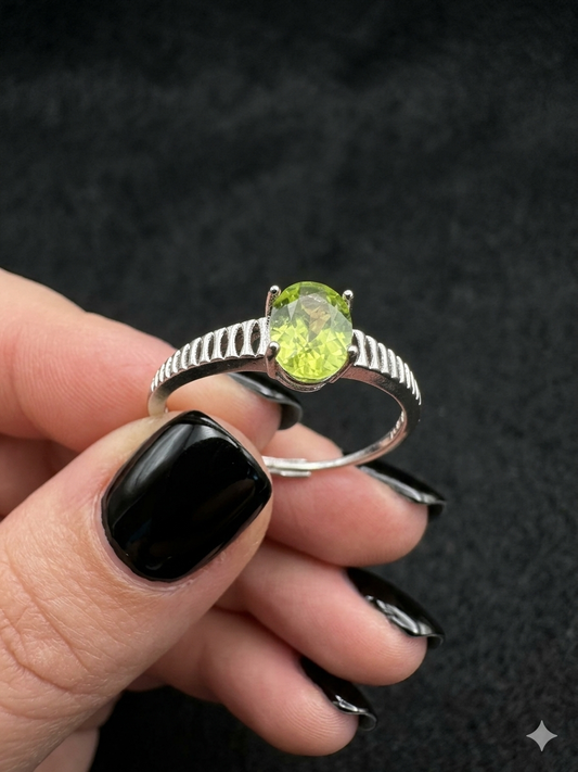 Bague péridot