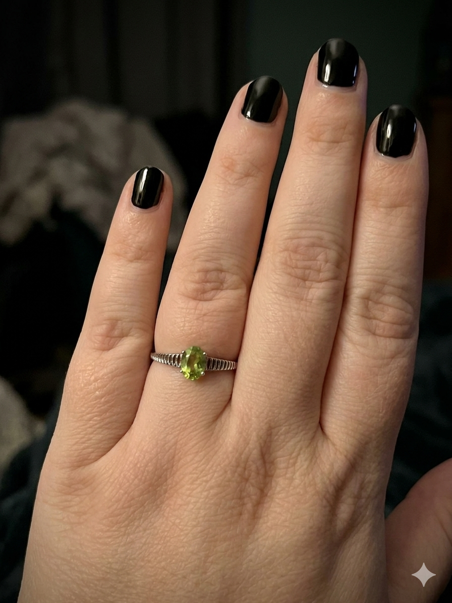 Bague péridot